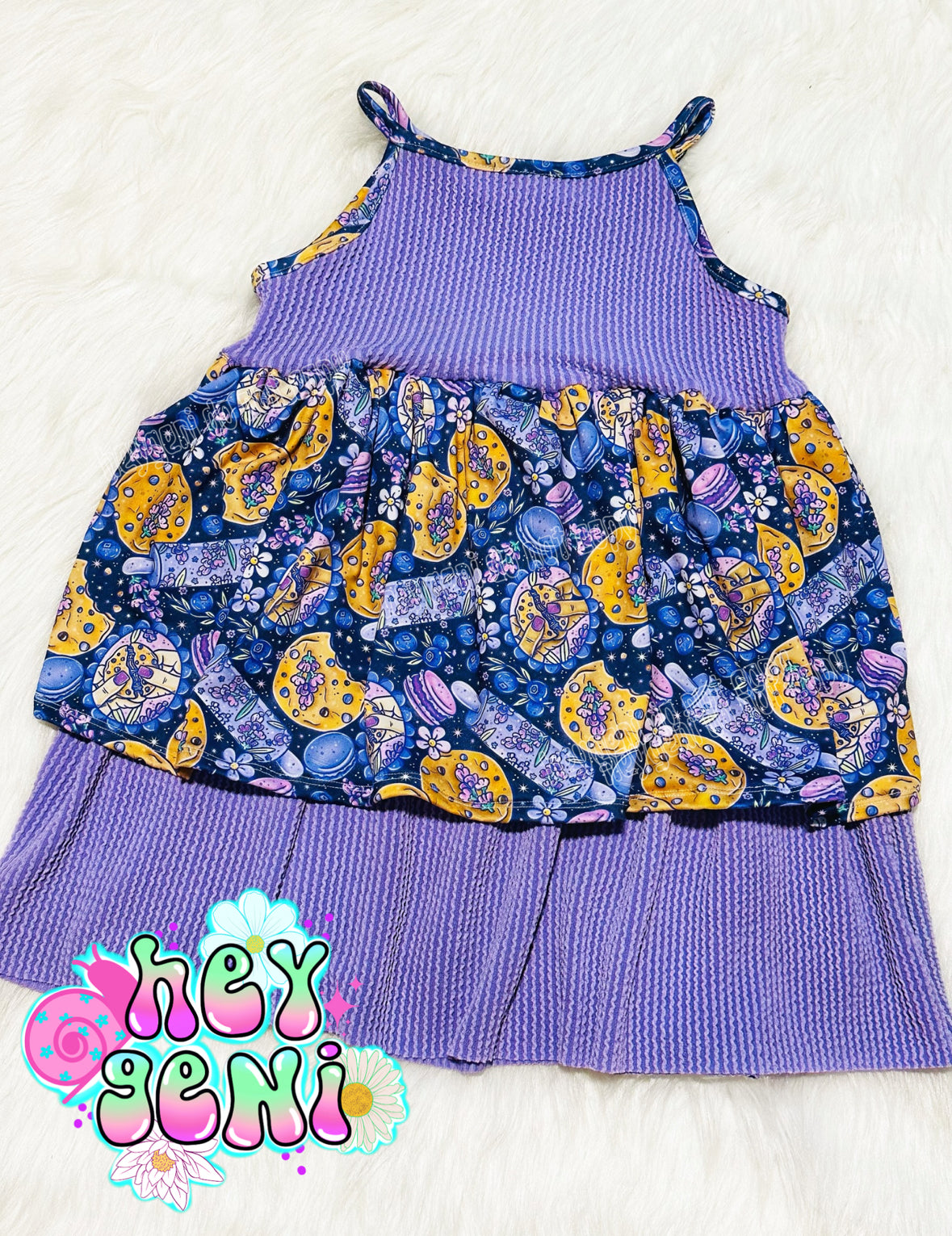 5/6Y BAKING IN THE GARDEN DRESS RTS