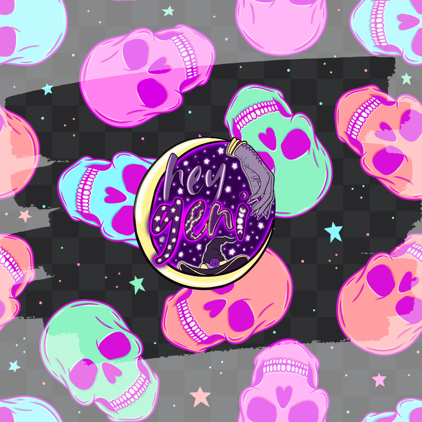 BRIGHT AND CUTE SKULLS