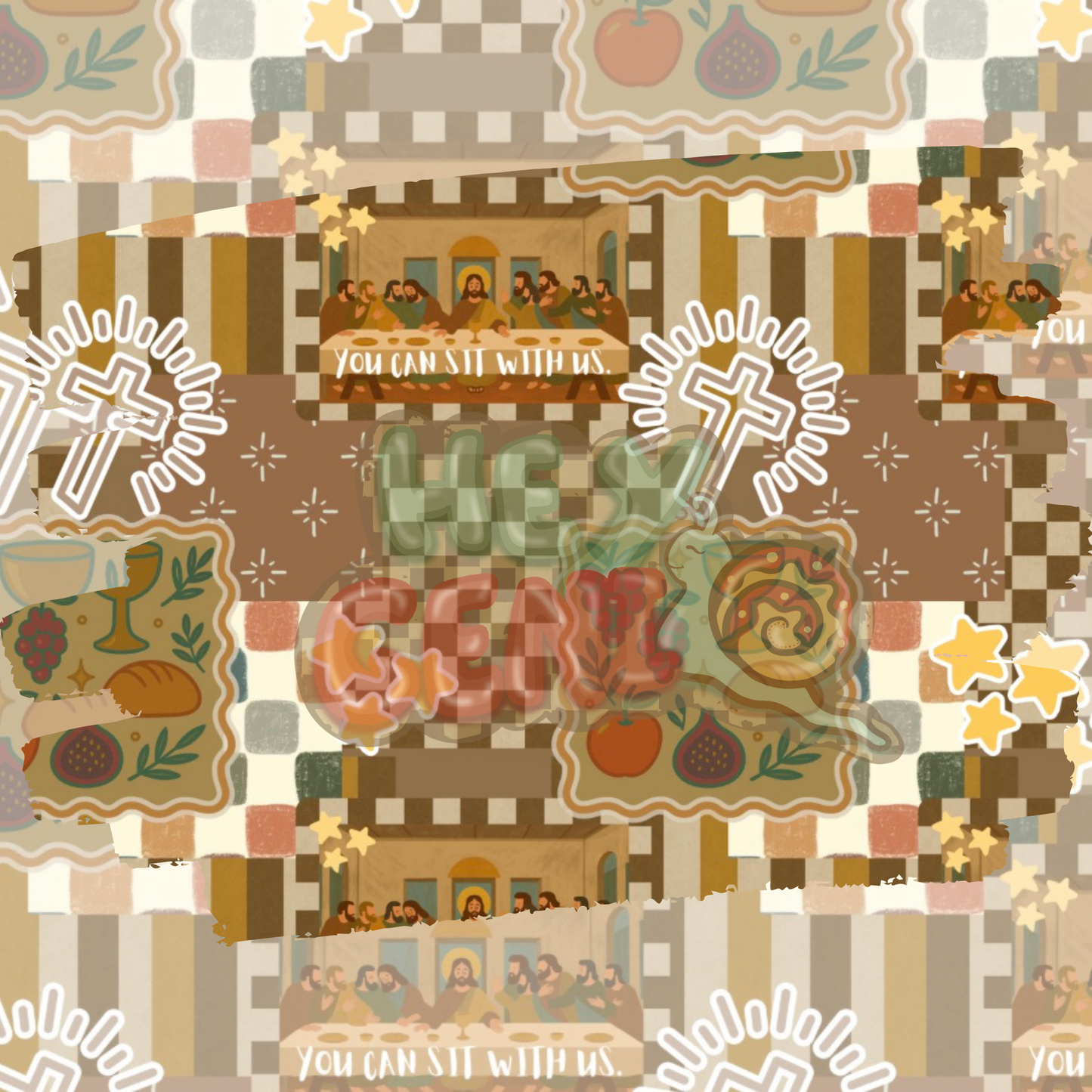 LAST SUPPER- BROWN