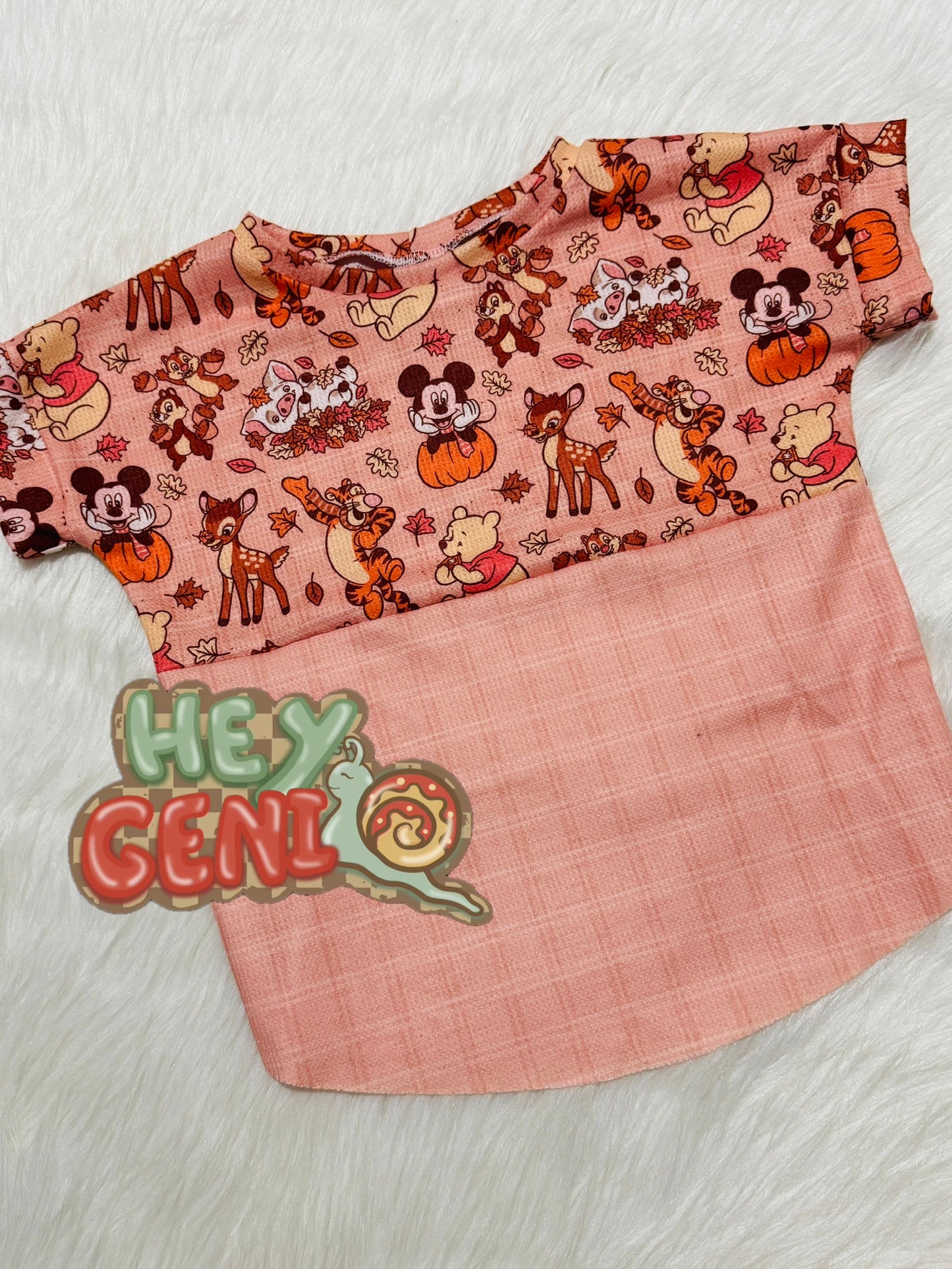 RTS 6Y FALL FRIENDS MASHUP SLATE TEE