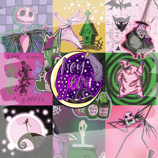 NIGHTMARE DOODLE PATCHES