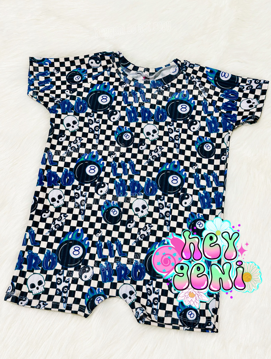 RTS 2T LIL' BRO RAGLAN ROMPER