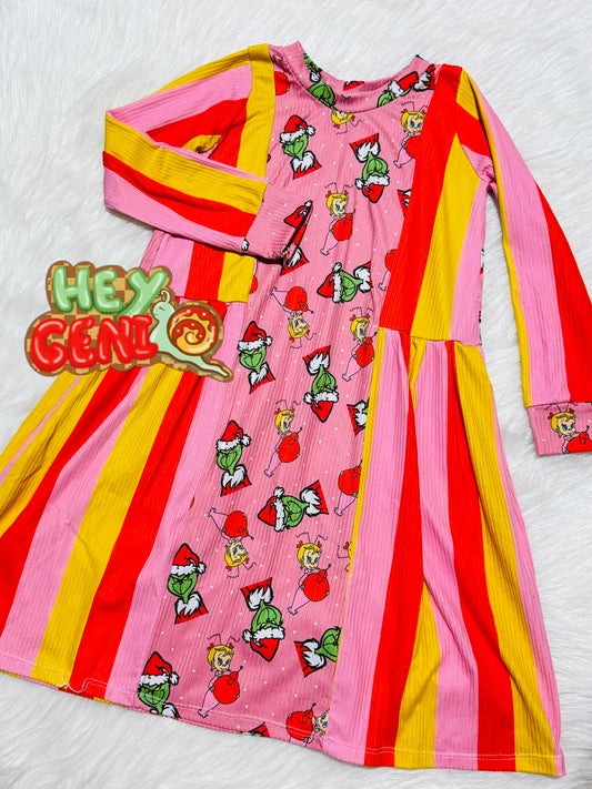 RTS 5T MEAN ONE COLORBLOCK DRESS