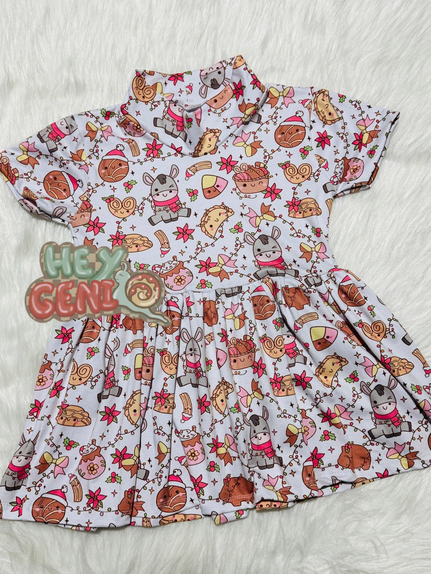 RTS 6Y EL TUKI TUKI MOCKNECK PEPLUM