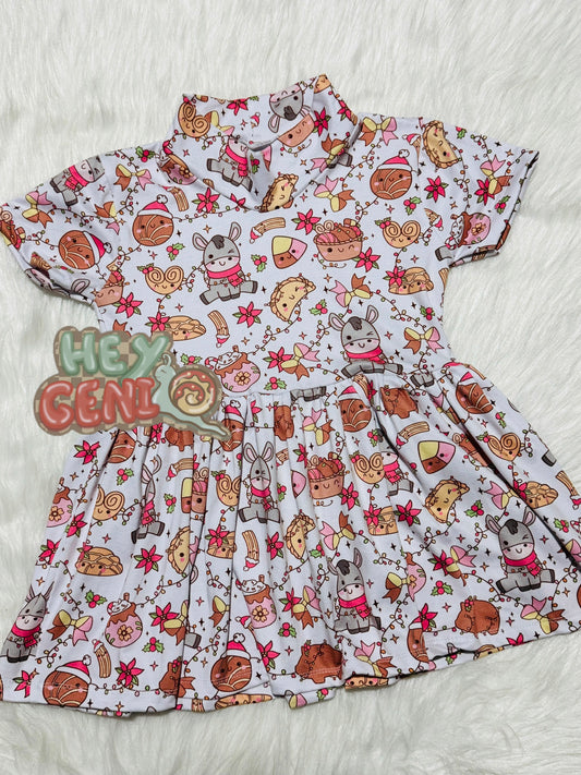 RTS 6Y EL TUKI TUKI MOCKNECK PEPLUM