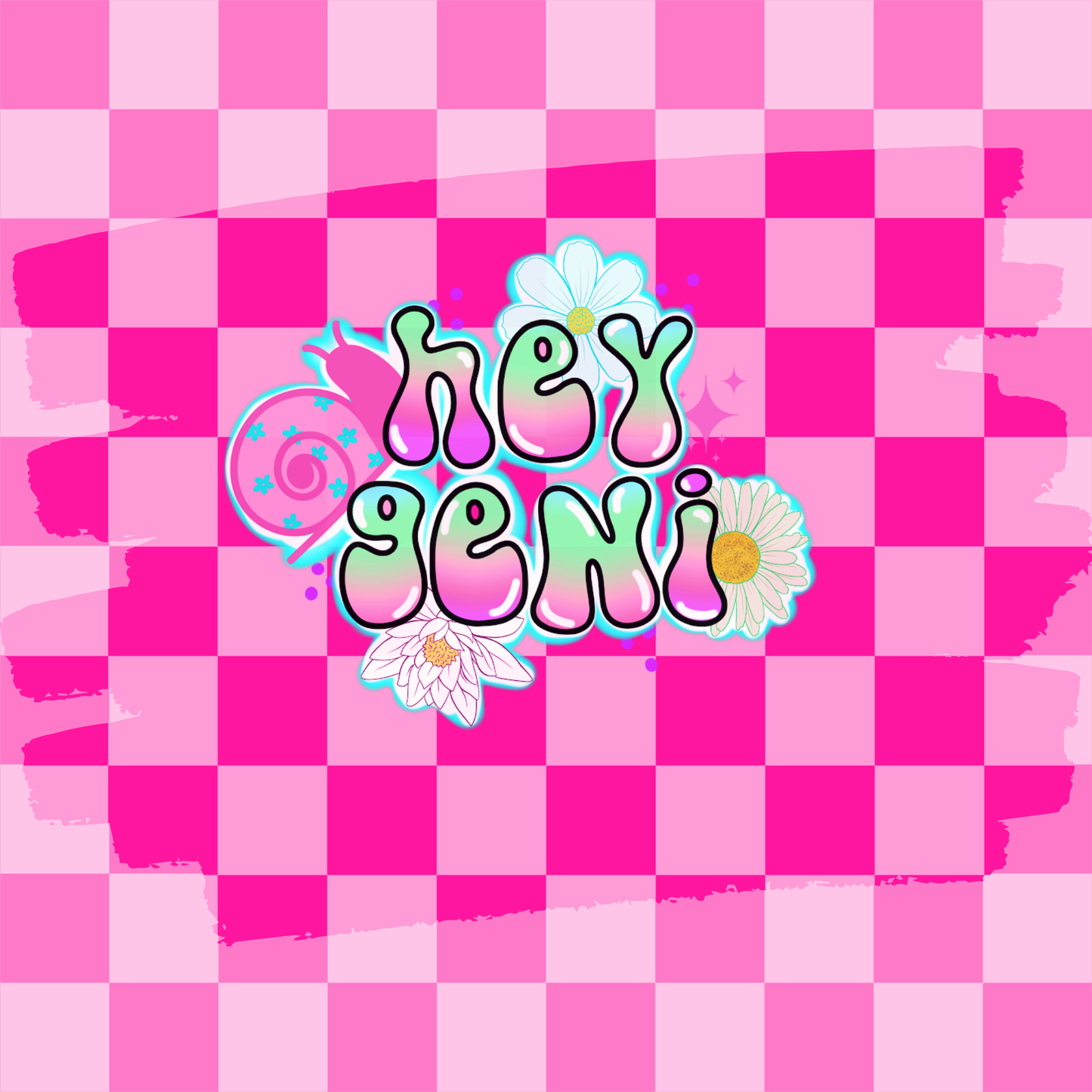 HOT PINK CHECKS